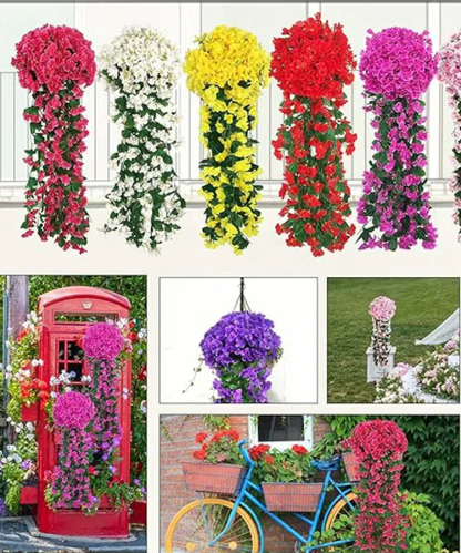 紫羅蘭壁掛繡球花可選假花