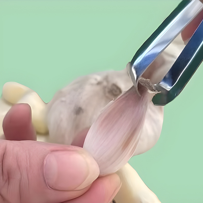 不銹鋼神奇扒蒜工具