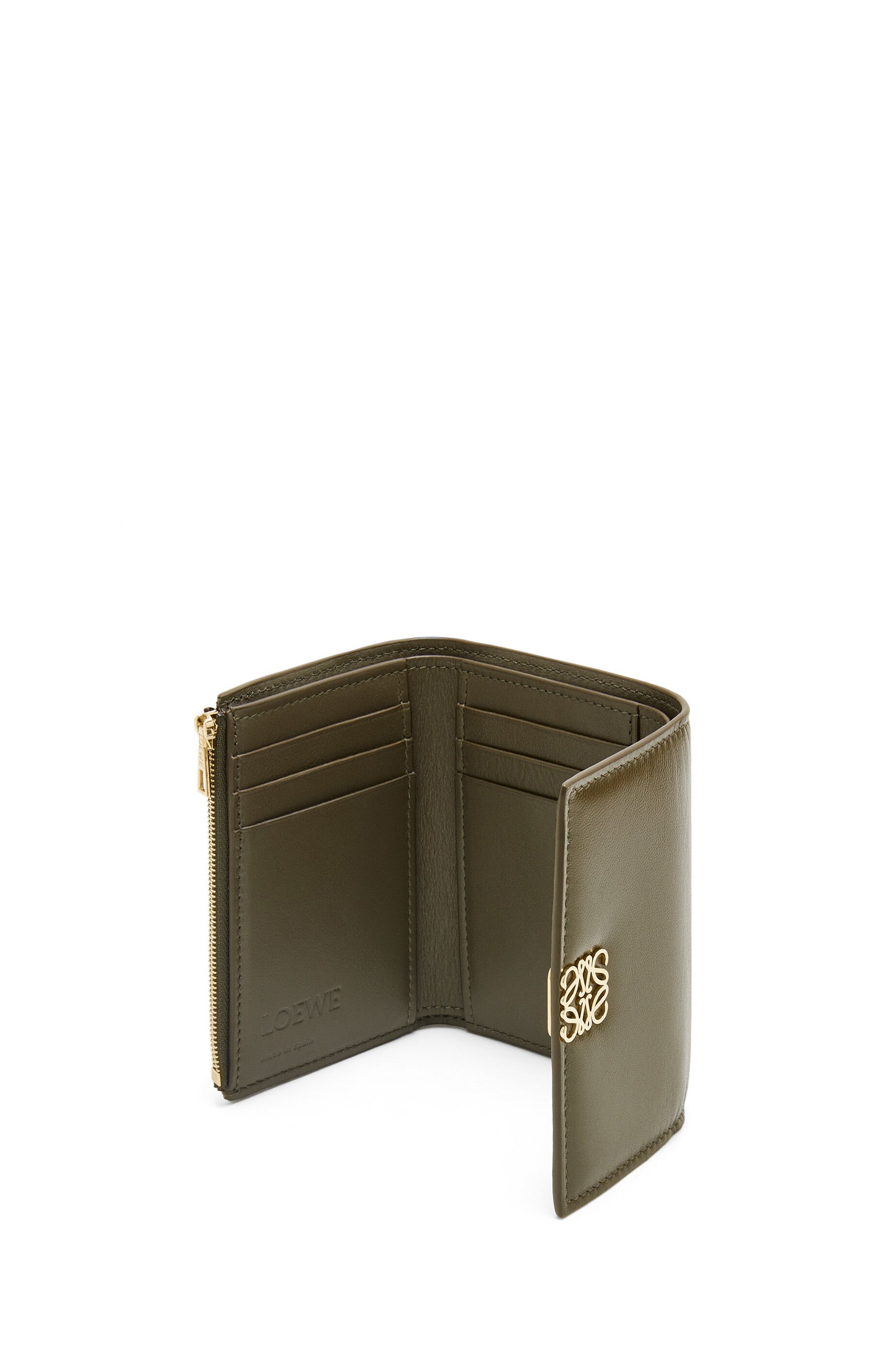 パファー アナグラム バーティカル ウォレット スモール（シャイニーナパカーフ）