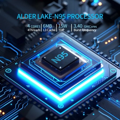 CANROGAME Q89B 8-Inch Screen Mini PC Intel N95,16GB DDR4,512GB ROM,Windows 11