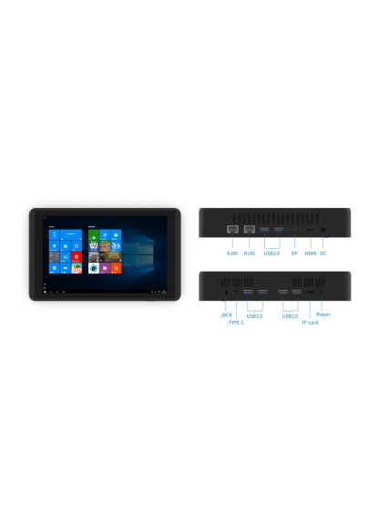 CANROGAME Q89B 8-Inch Screen Mini PC Intel N95,16GB DDR4,512GB ROM,Windows 11