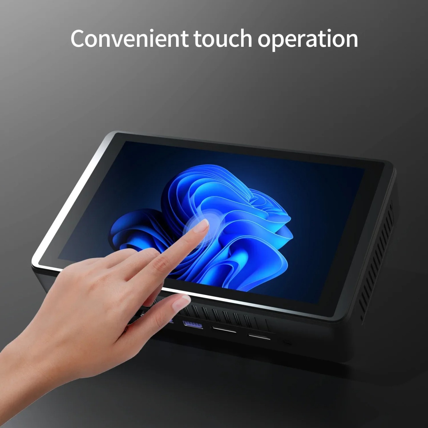 CANROGAME Q89B 8-Inch Screen Mini PC Intel N95,16GB DDR4,512GB ROM,Windows 11