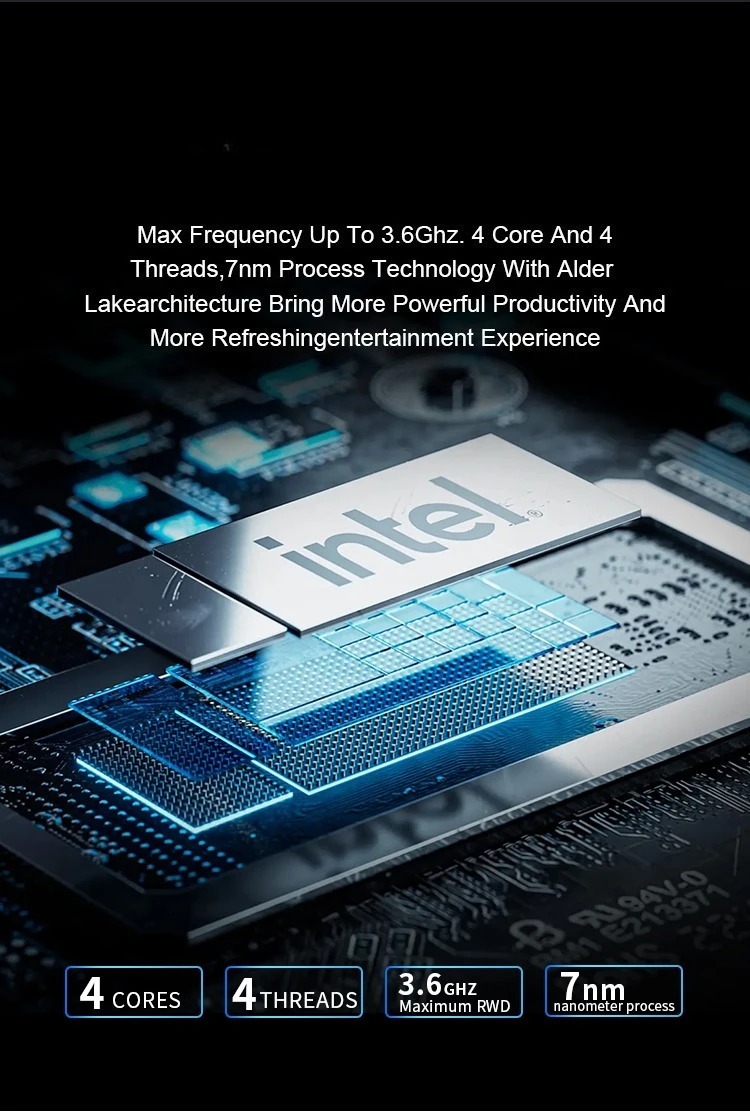 CANROGAME RC91 Intel N95 16GB DDR4,512GB ROM,Windows 11 Pro