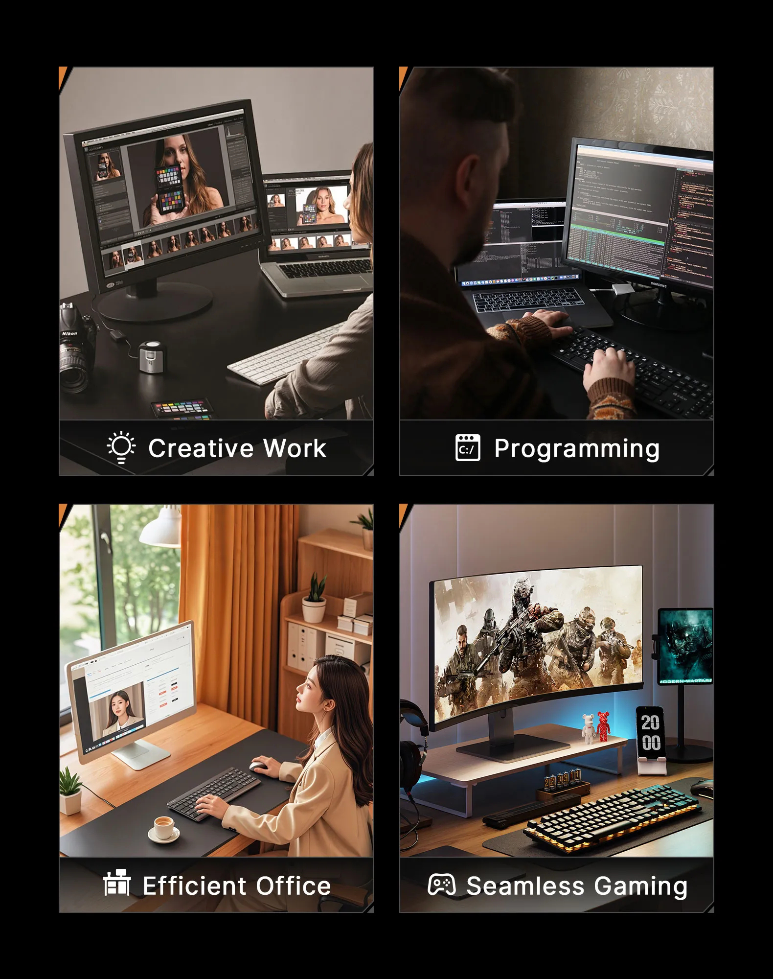 CANROGAME AH7 HX370 AI PC RADEON 890M 32GB DDR5 1TB PCIe 4.0 SSD Mini PC