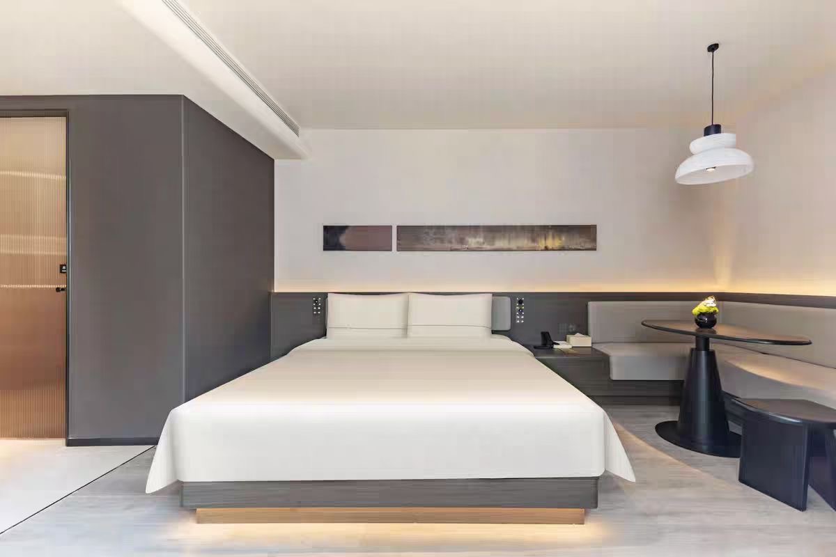 Custom Hotel Bedroom Furniture | Serene Space Solutions Engineered for Deep Sleep