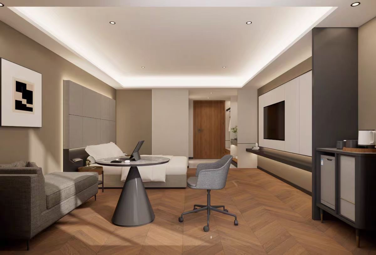 Custom Hotel Bedroom Furniture | Serene Space Solutions Engineered for Deep Sleep