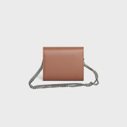 チェーンウォレット マーゴ /スモールウォレット トリオンフ / シャイニーカーフスキン ブロンズ