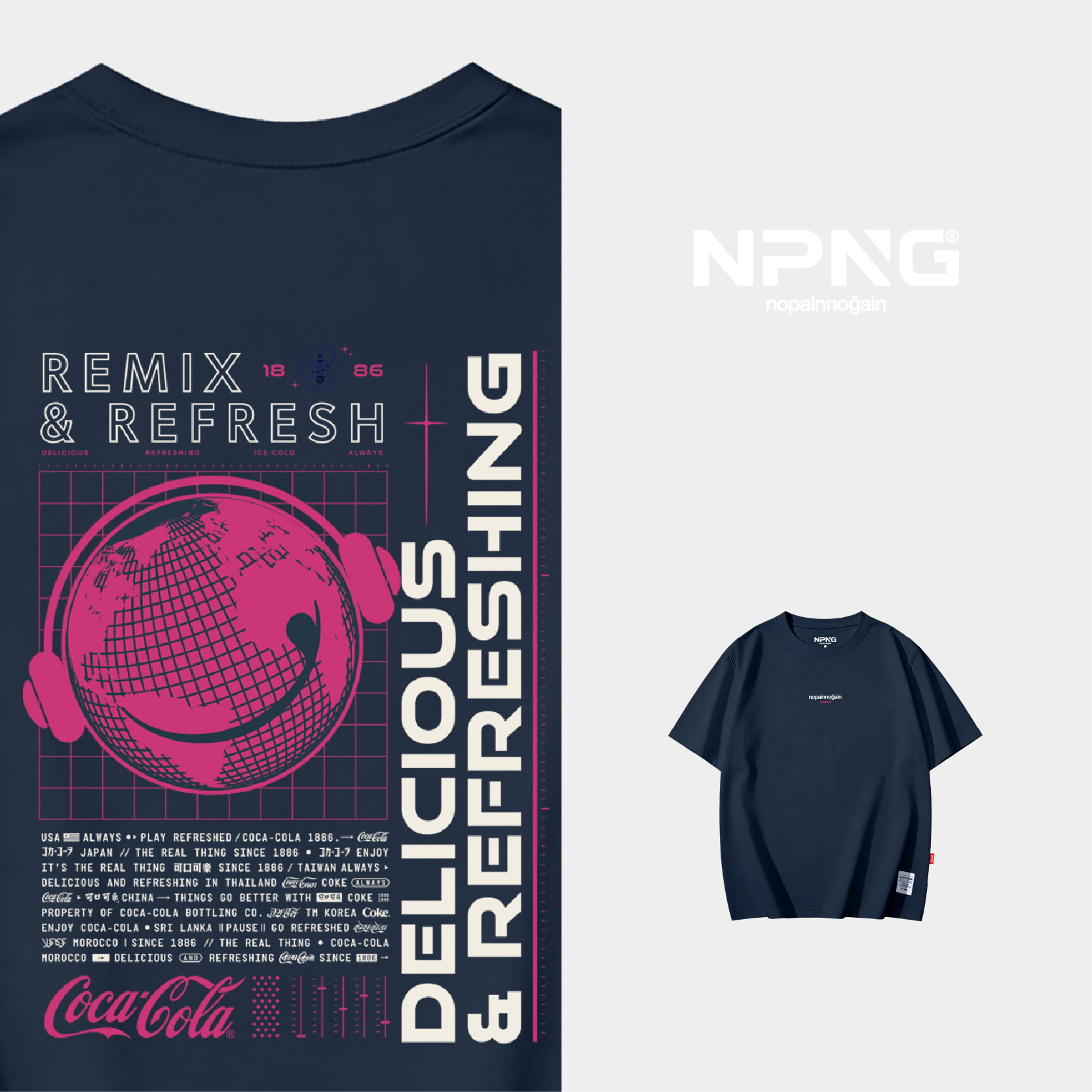 NPNG 可口可樂合作款音樂系列T賉