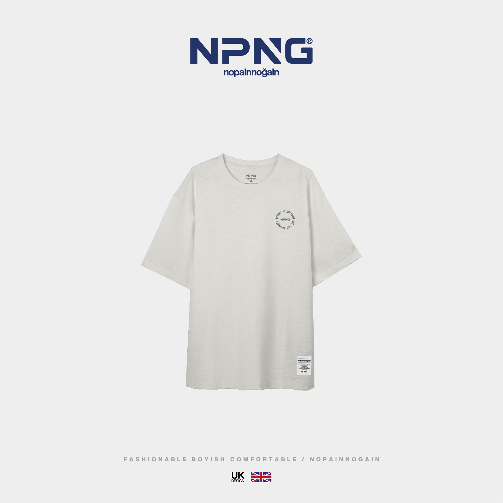 NPNG植覺蔓衍26春夏中性圓領短袖T恤