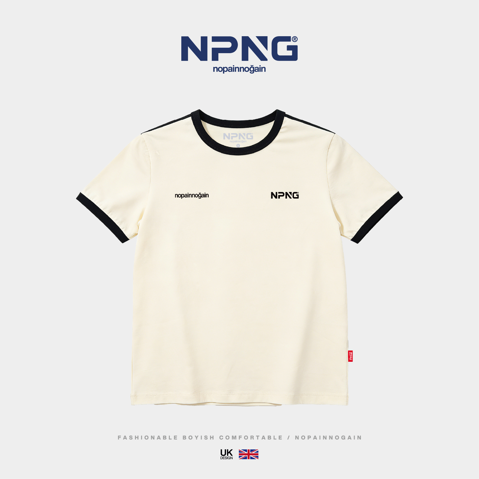 NPNG 可口可樂合作款復古運動女裝T賉