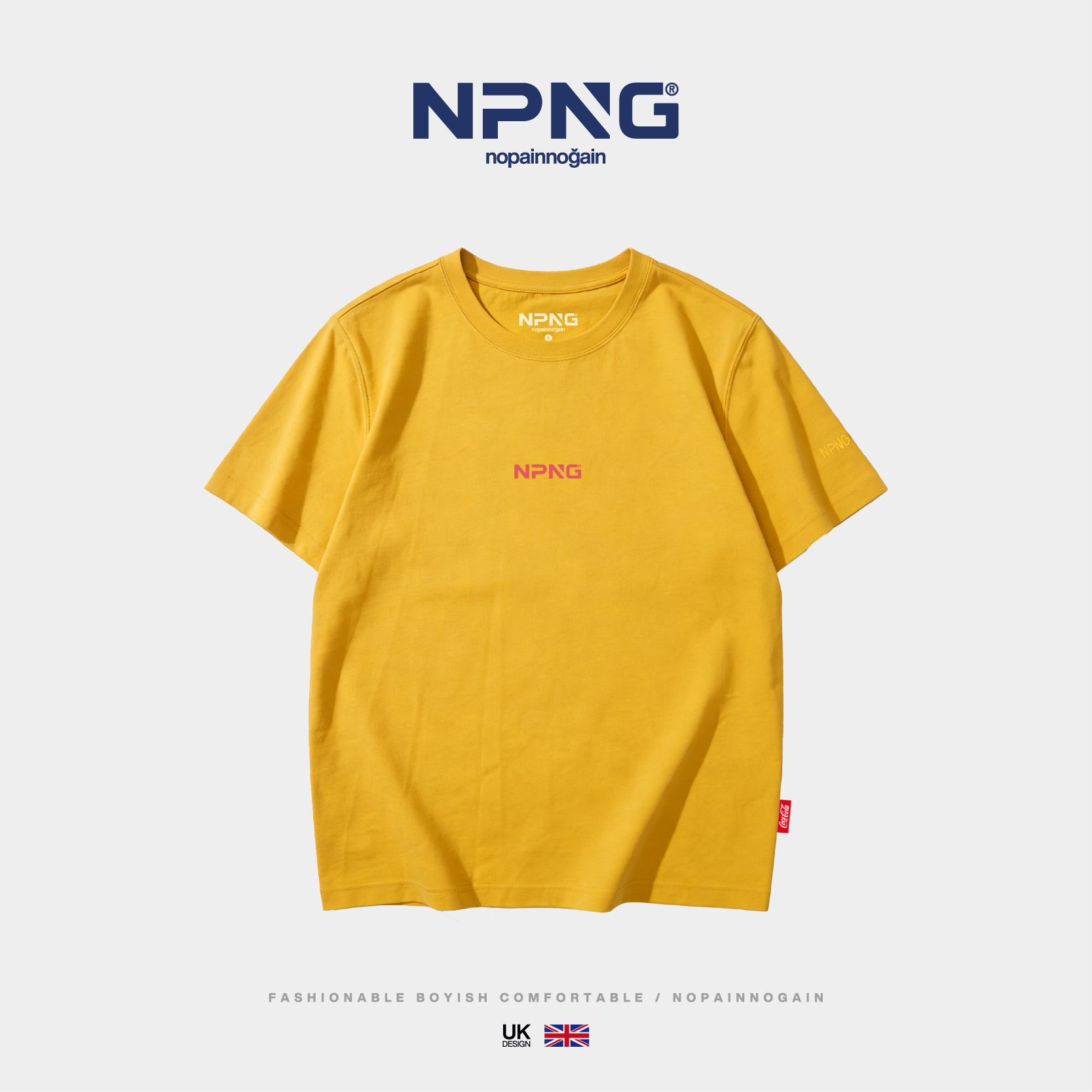 NPNG 可口可樂合作款音樂系列蝴蝶自由飛舞女裝T賉