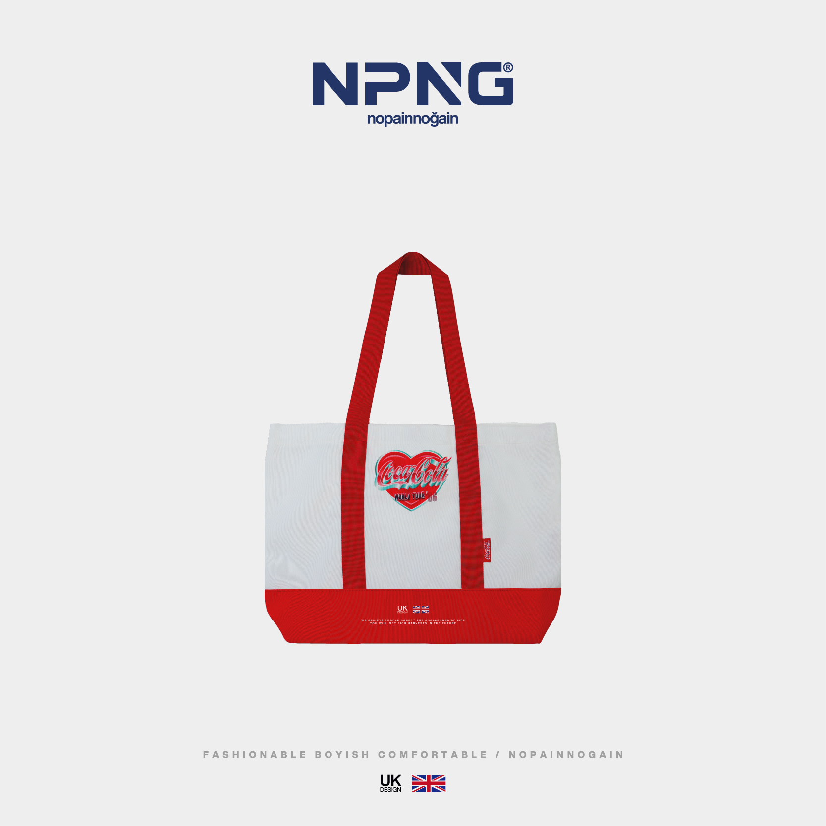 NPNG 可口可樂合作款女裝手提袋帆布袋