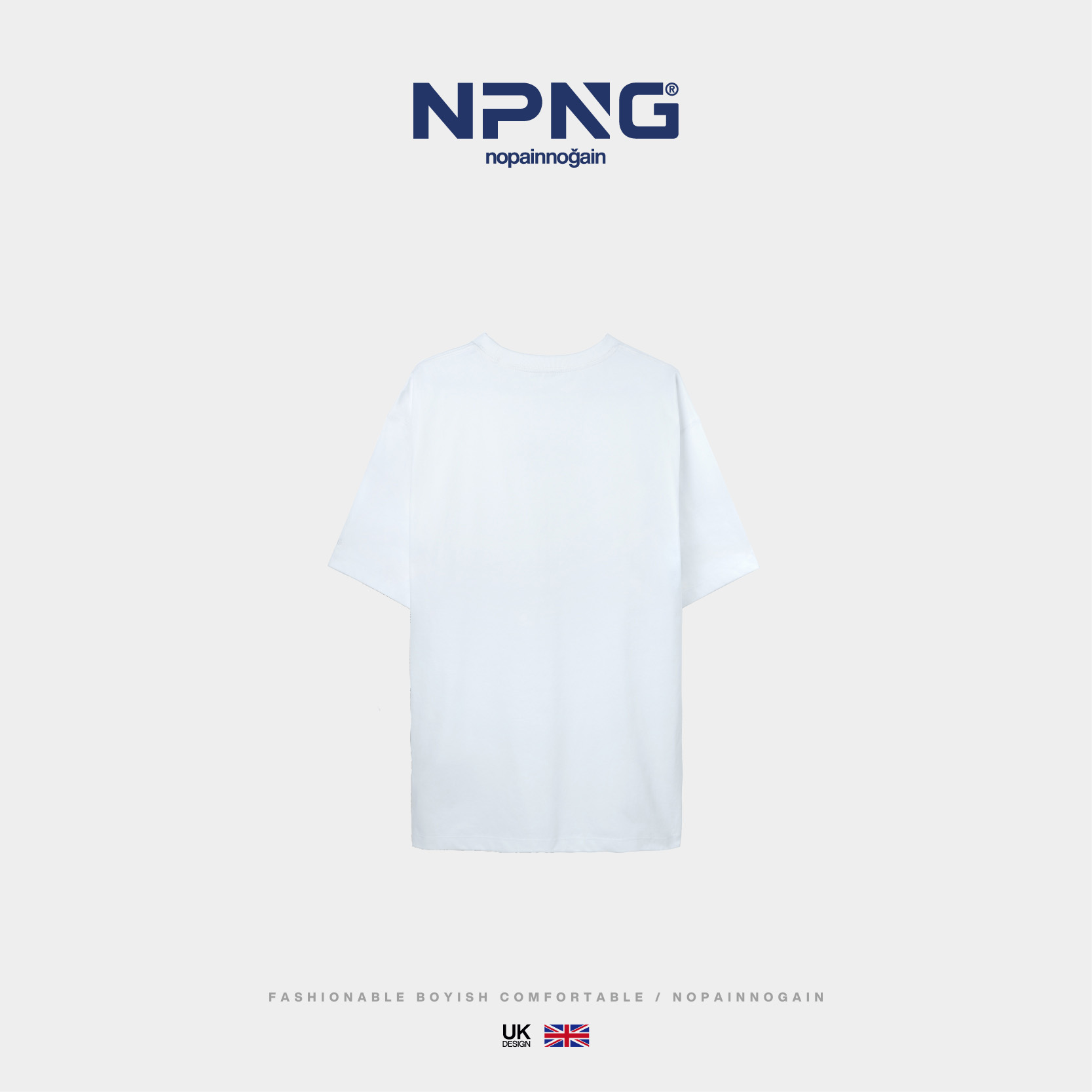 NPNG英國國旗印花26春夏中性圓領短袖T恤