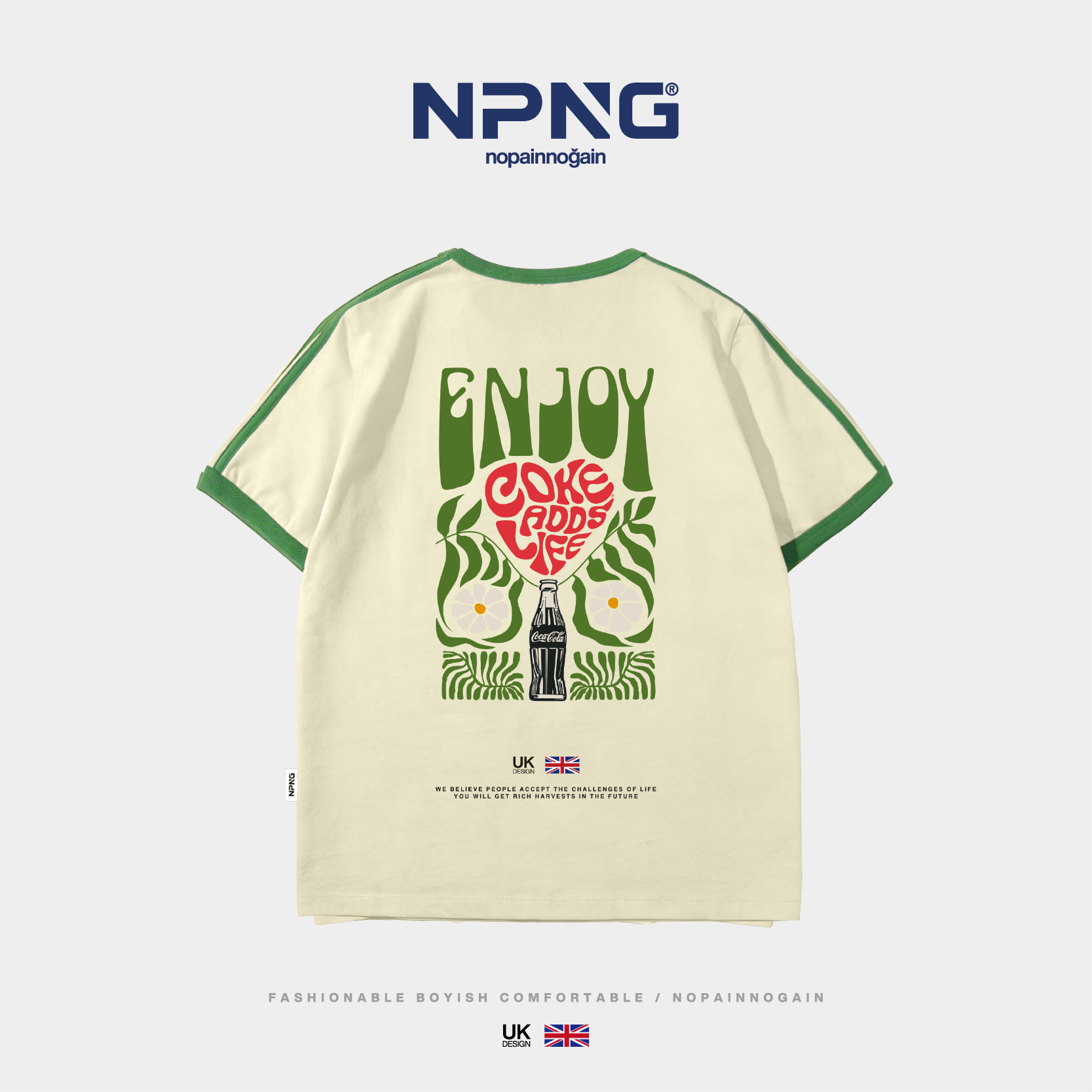 NPNG 可口可樂合作款音樂系列女裝T賉