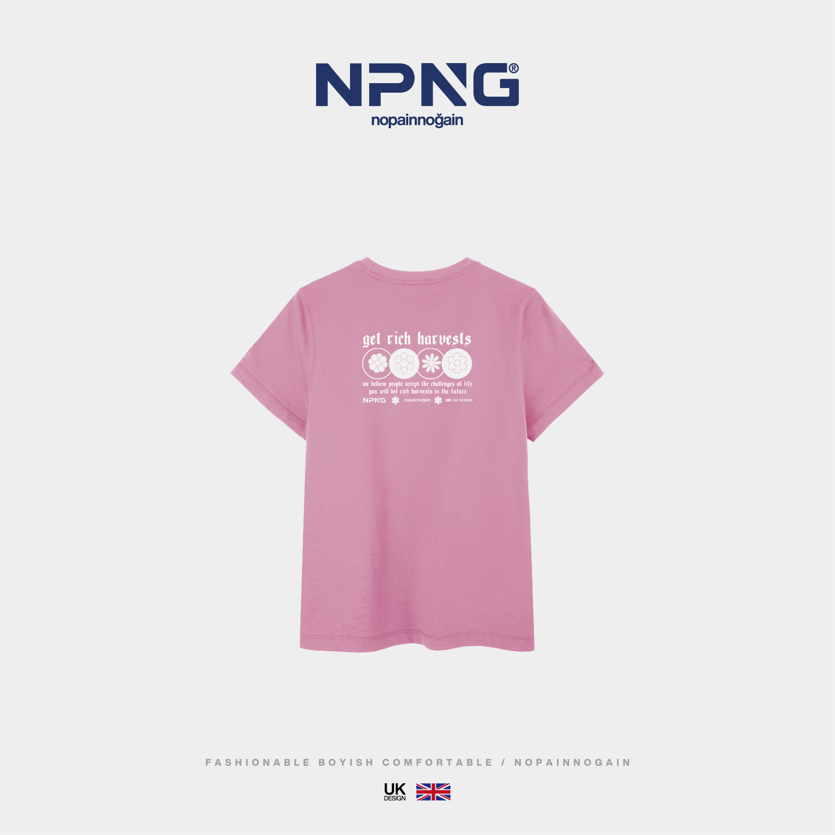 NPNG植覺蔓衍26春夏女裝圓領純棉短袖T恤
