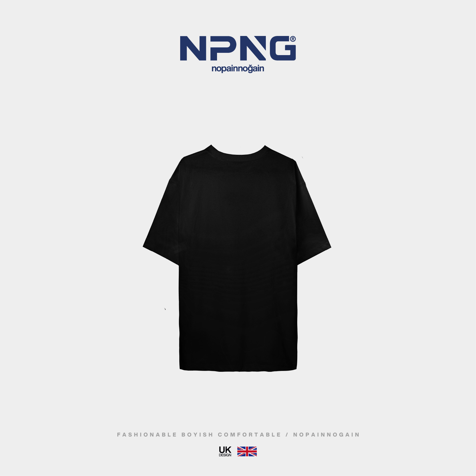 NPNG英國國旗印花26春夏中性圓領短袖T恤