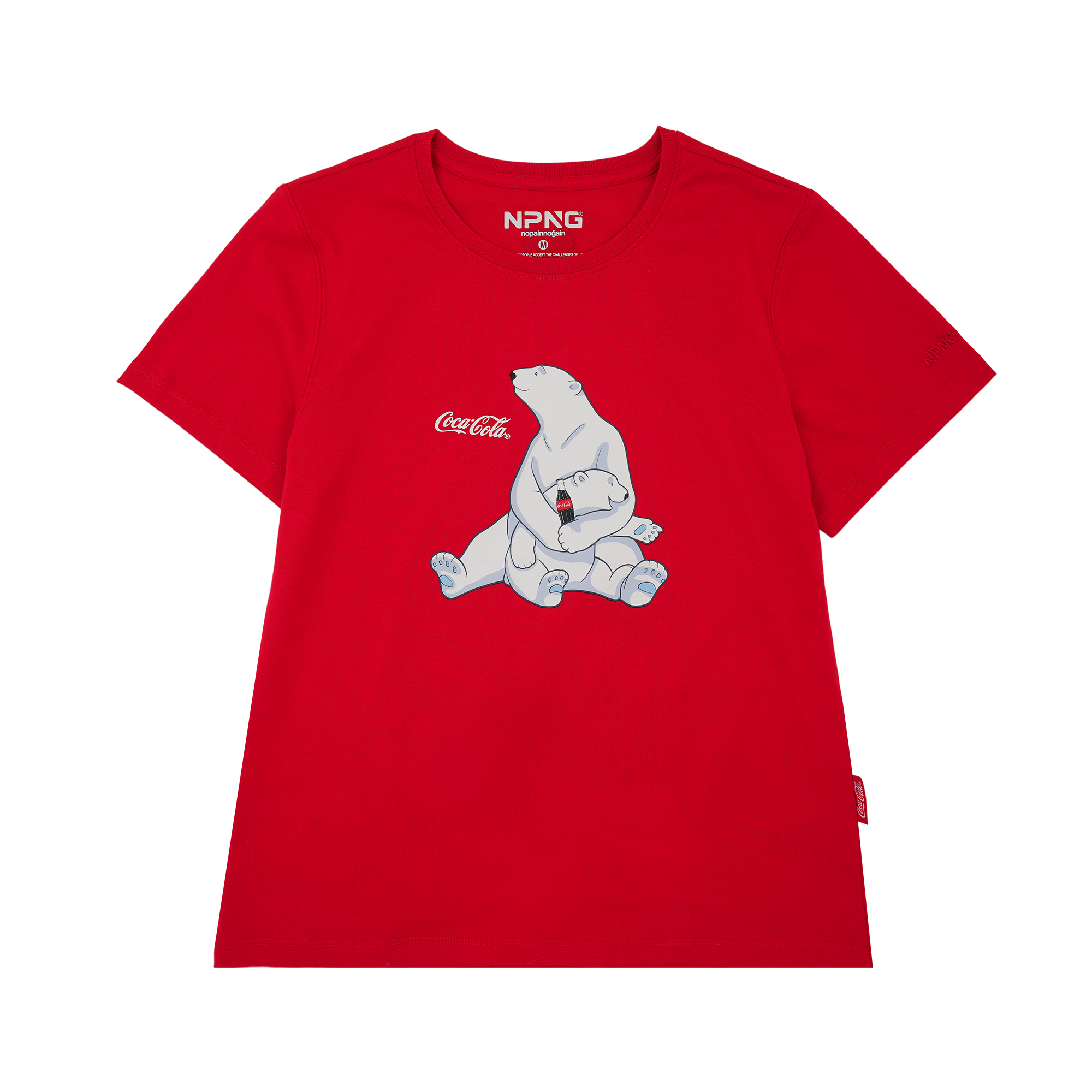 NPNG 可口可樂合作款 北極熊條紋圓領短袖T恤 NPTA26K0008-SS305