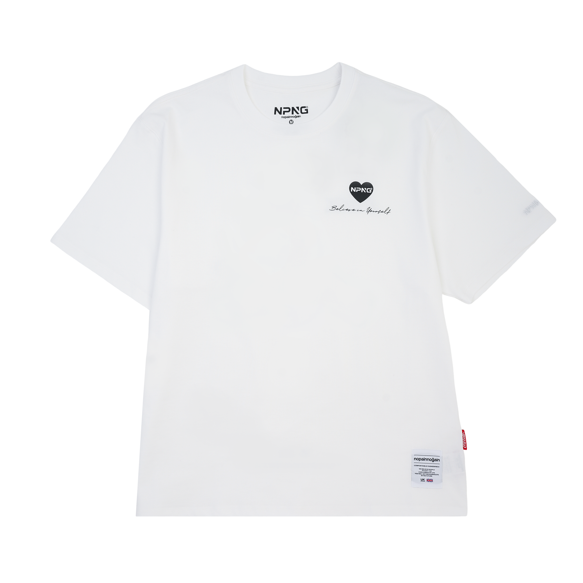 NPNG 可口可樂合作款 北極熊條紋圓領短袖T恤 NPTA26K0009-SS306