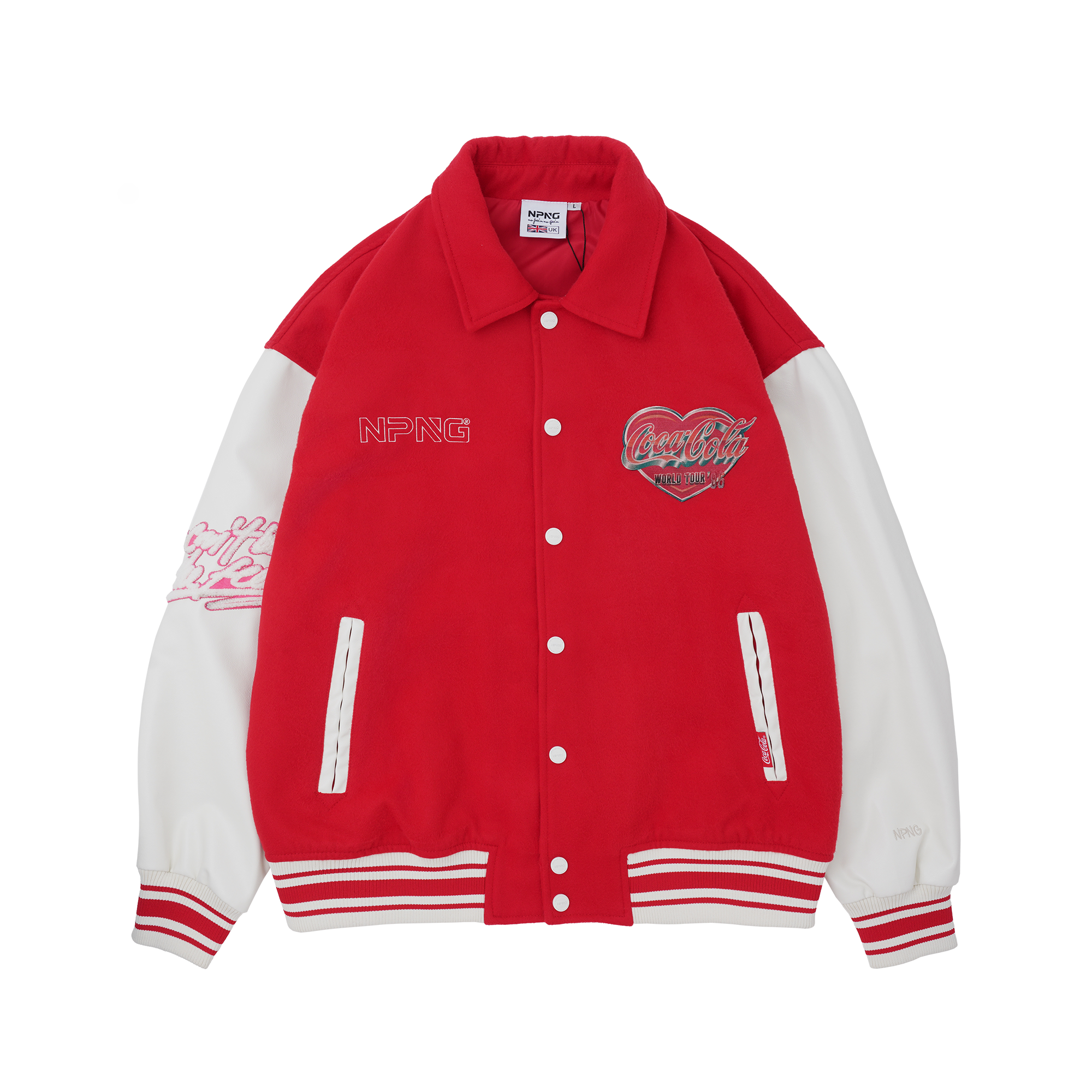 NPNG 可口可樂合作款翻領棒球服 NPWA26K0008-SS330