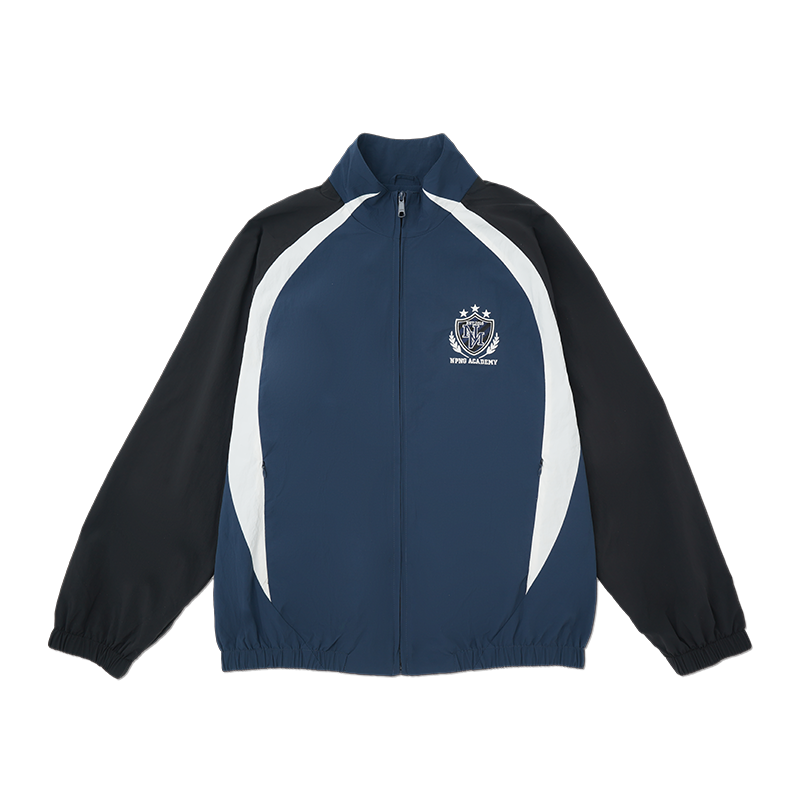 NPNG 復古運動撞色拼接風衣 NPA25BW0012-FW144