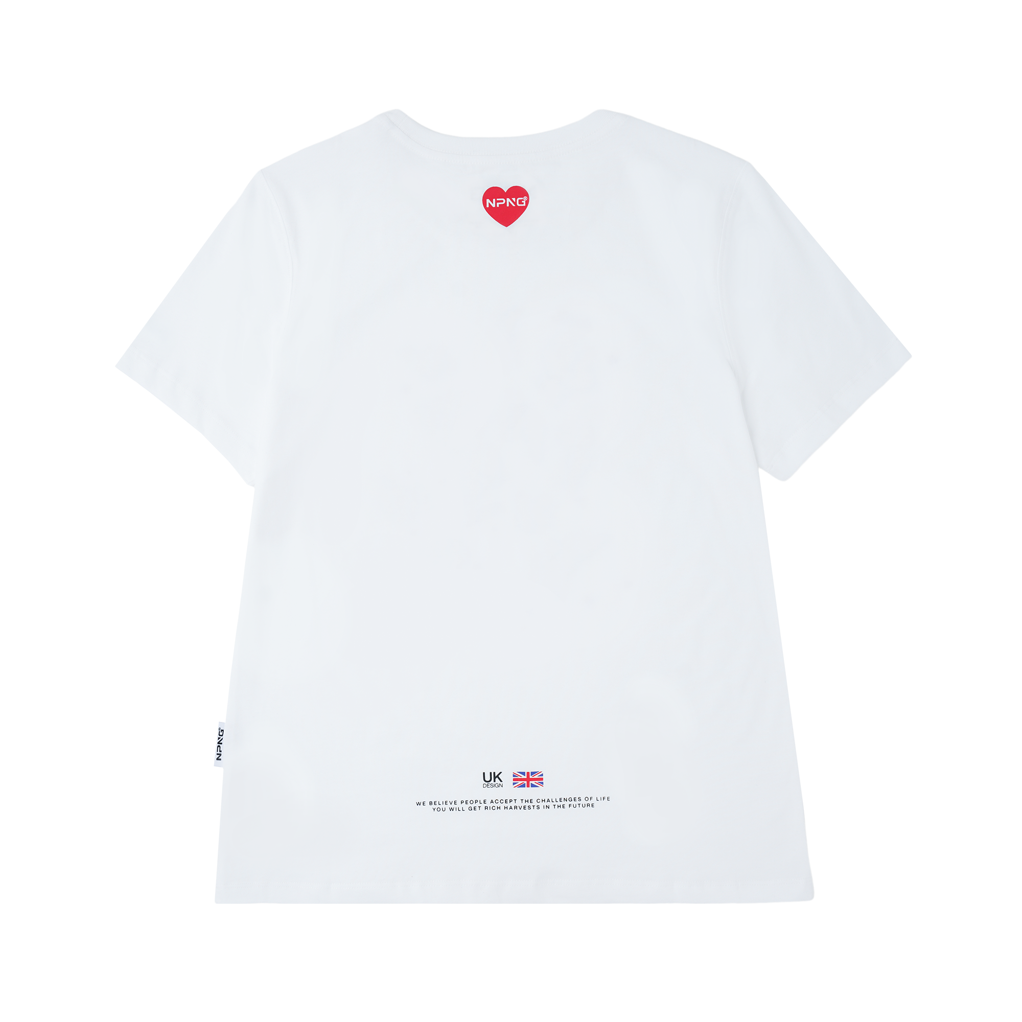 NPNG 可口可樂合作款 北極熊條紋圓領短袖T恤 NPTA26K0010-SS303-WHC