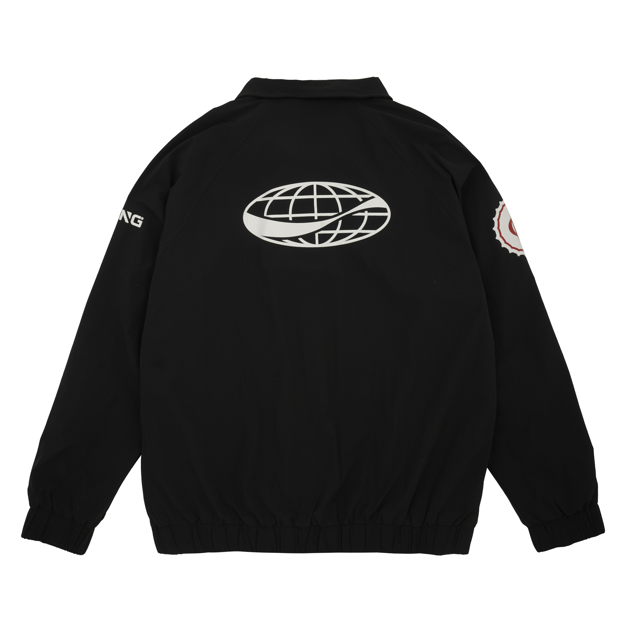 NPNG 復古運動風格撞色拼接風衣 NPWA26K0005-SS323-BKC