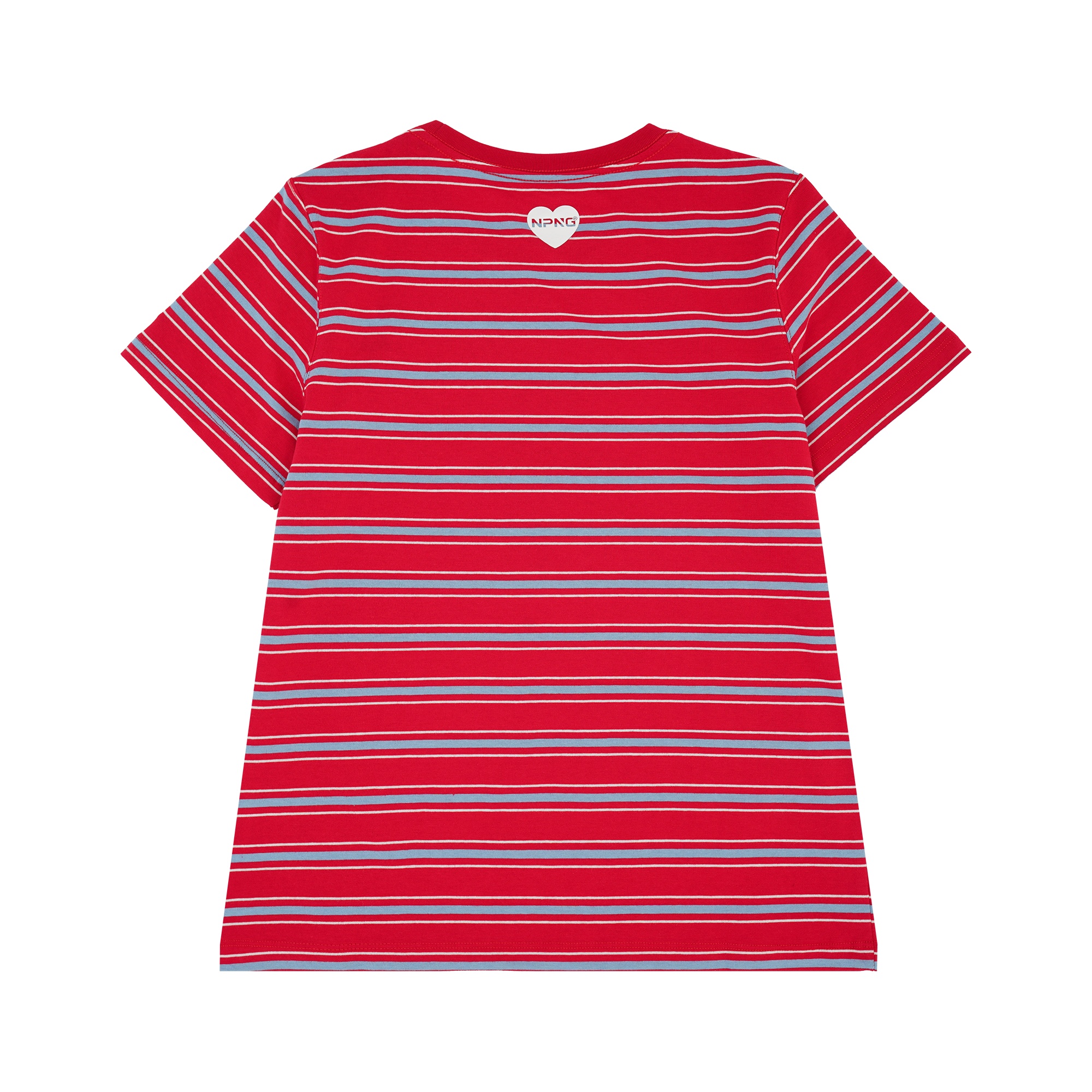 NPNG 可口可樂合作款 北極熊條紋圓領短袖T恤