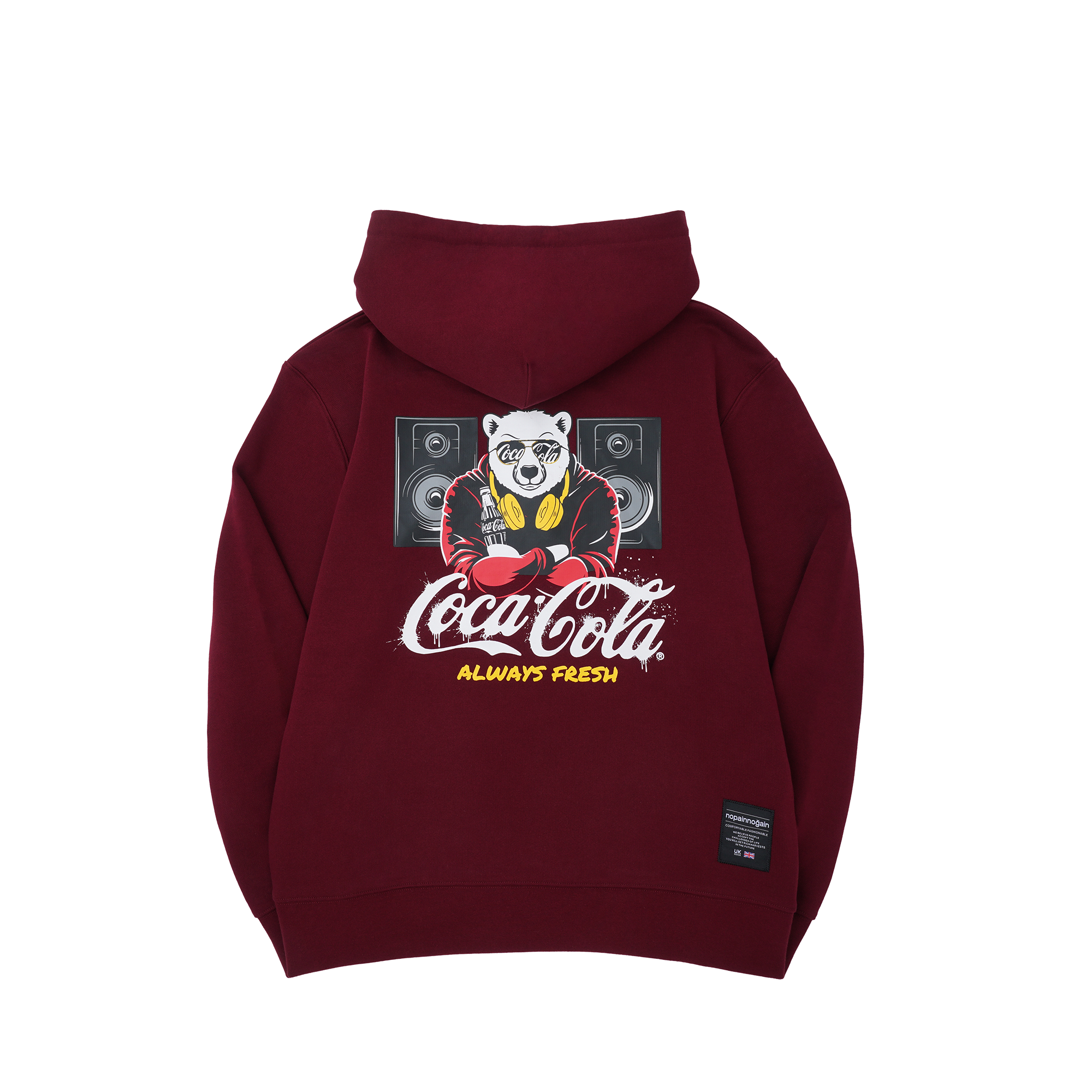 NPNG 可乐北极熊系列 衛衣 NPAW26K0002-SS202-WINE RED