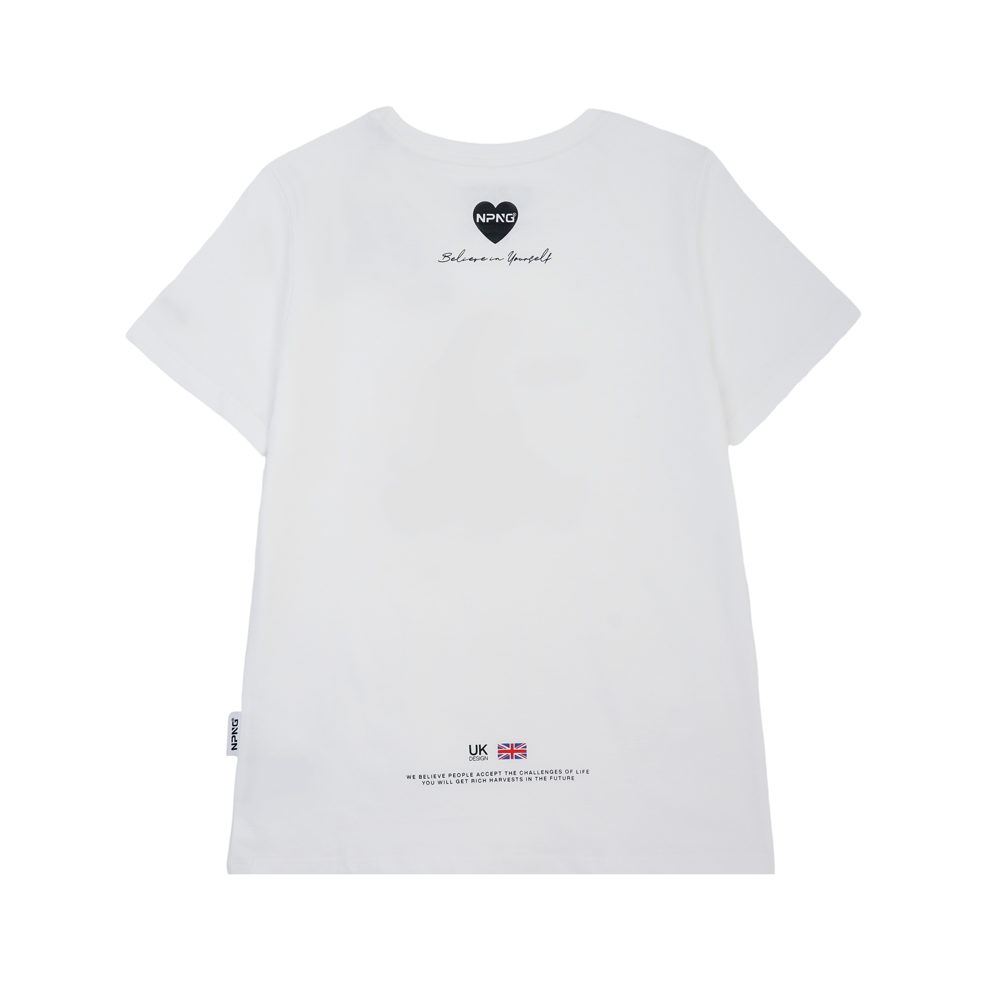 NPNG 可口可樂合作款 北極熊條紋圓領短袖T恤