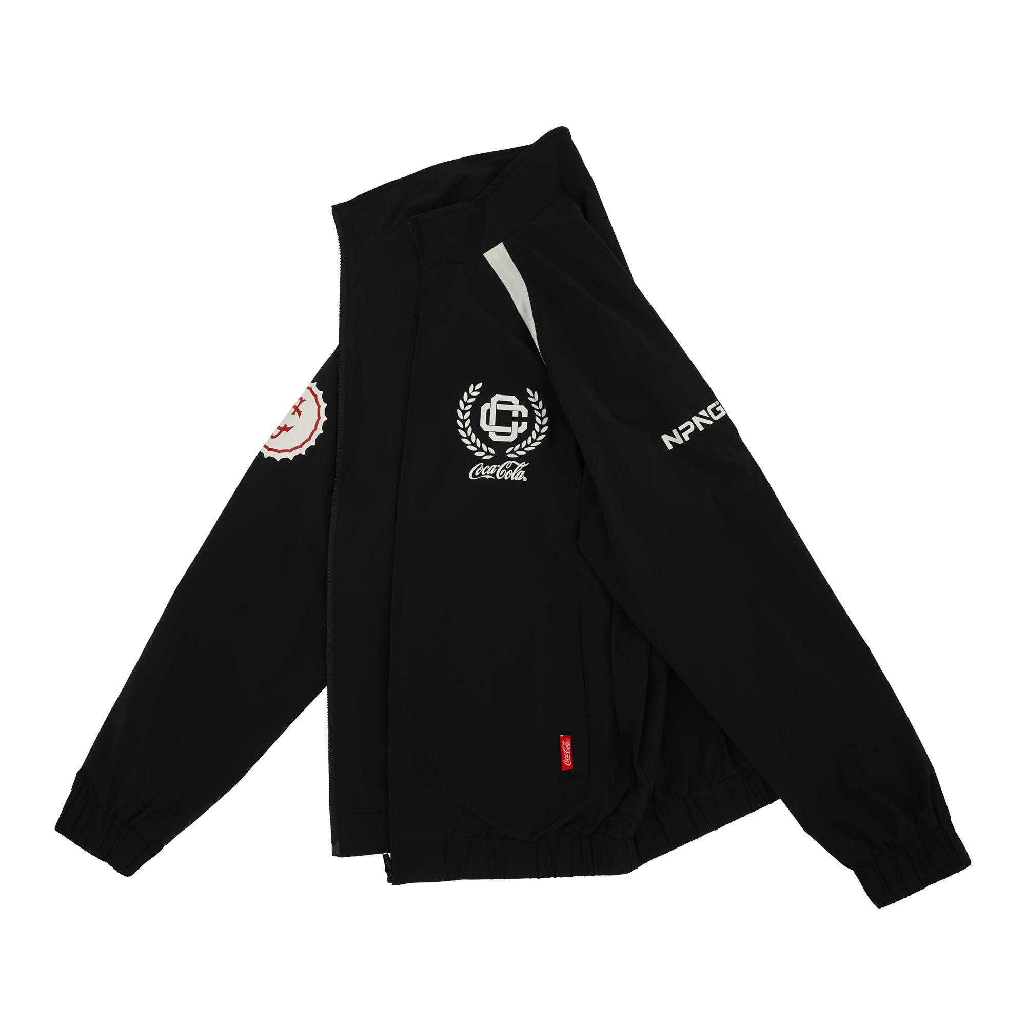 NPNG 復古運動風格撞色拼接風衣