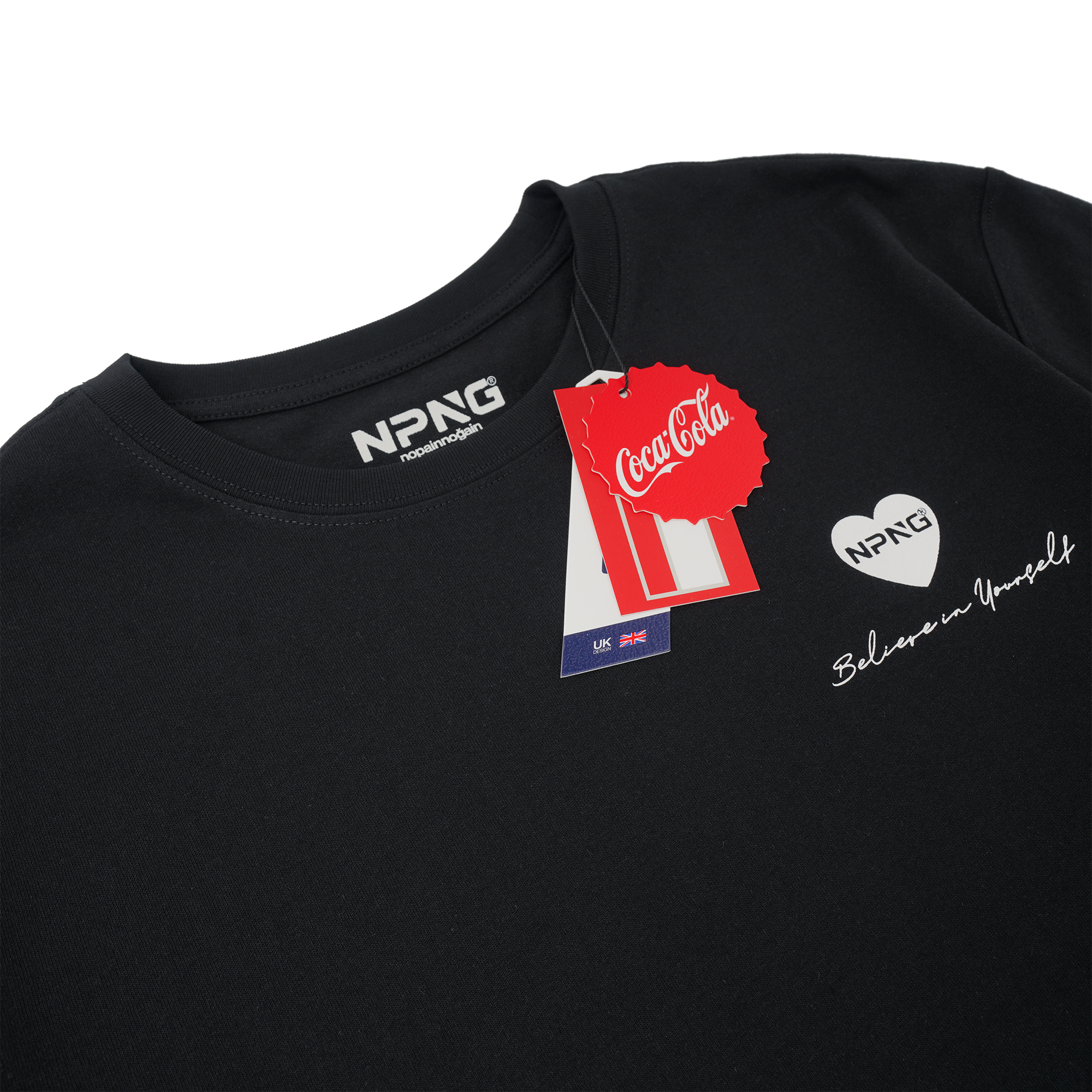 NPNG 可口可樂合作款 北極熊條紋圓領短袖T恤 NPTA26K0009-SS306
