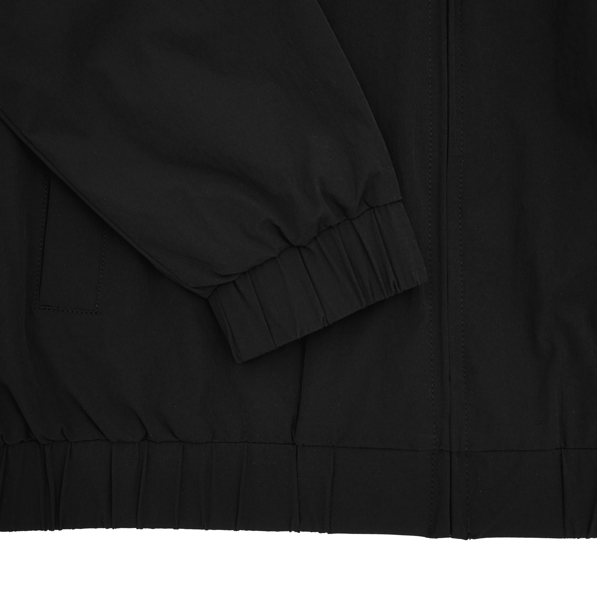 NPNG 復古運動風格撞色拼接風衣 NPWA26K0005-SS323-BKC