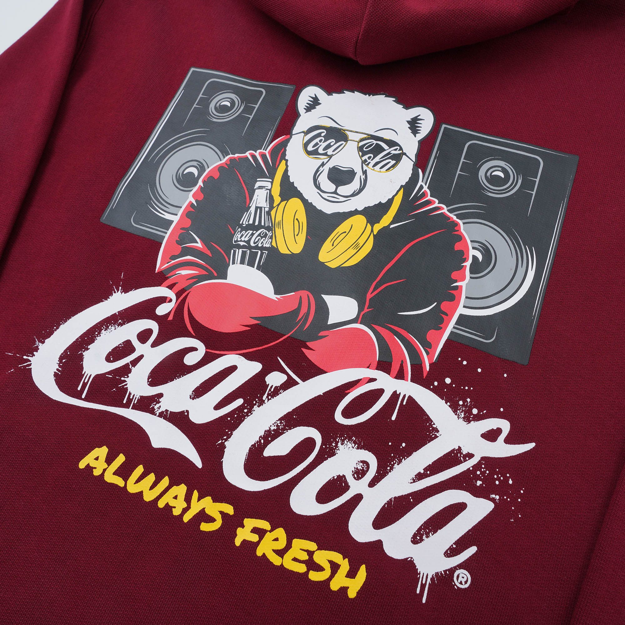 NPNG 可乐北极熊系列 衛衣 NPAW26K0002-SS202-WINE RED