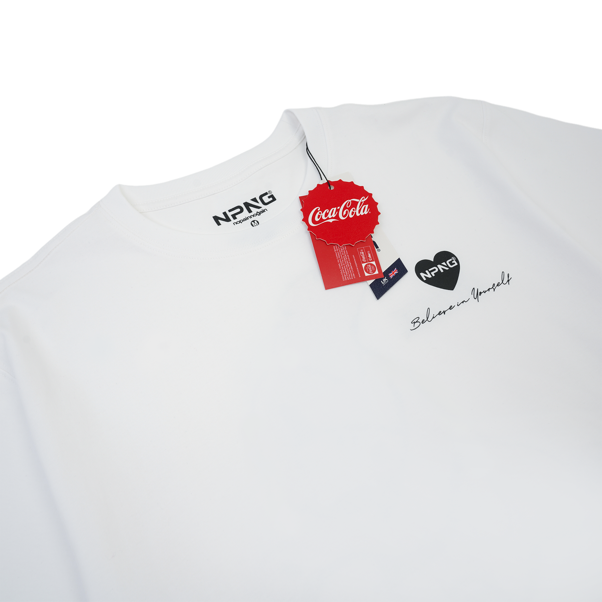 NPNG 可口可樂合作款 北極熊條紋圓領短袖T恤 NPTA26K0009-SS306