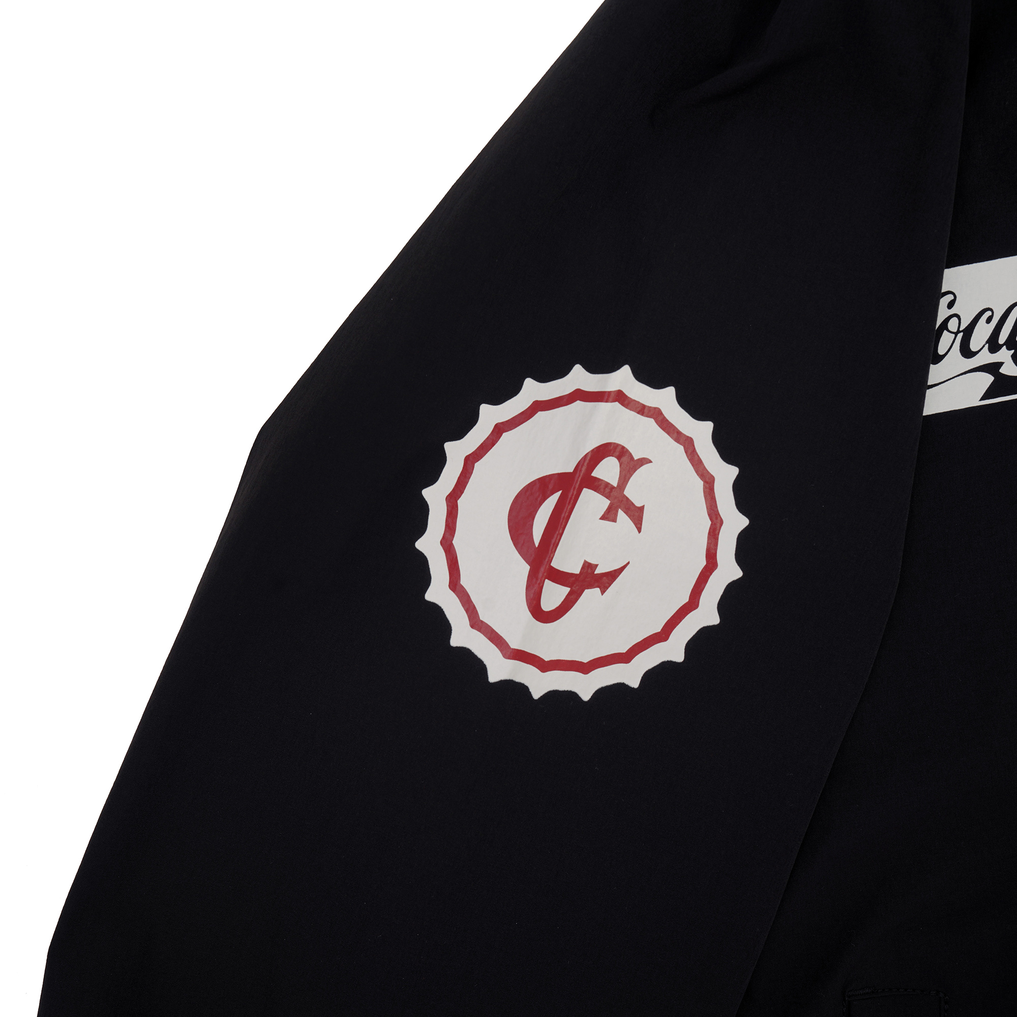 NPNG 復古運動風格撞色拼接風衣 NPWA26K0005-SS323-BKC