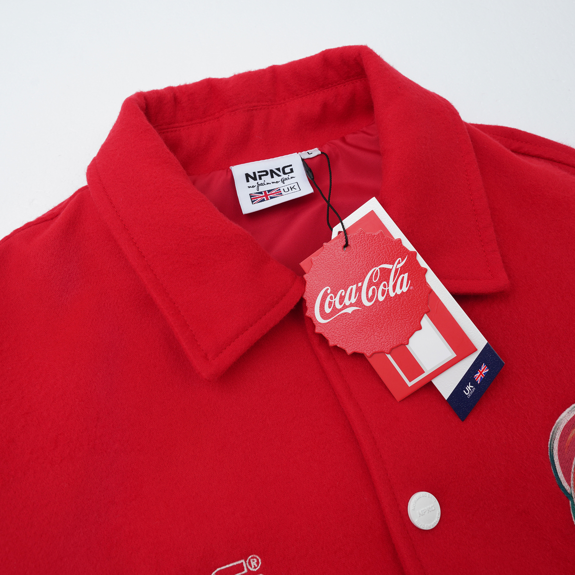 NPNG 可口可樂合作款翻領棒球服 NPWA26K0008-SS330