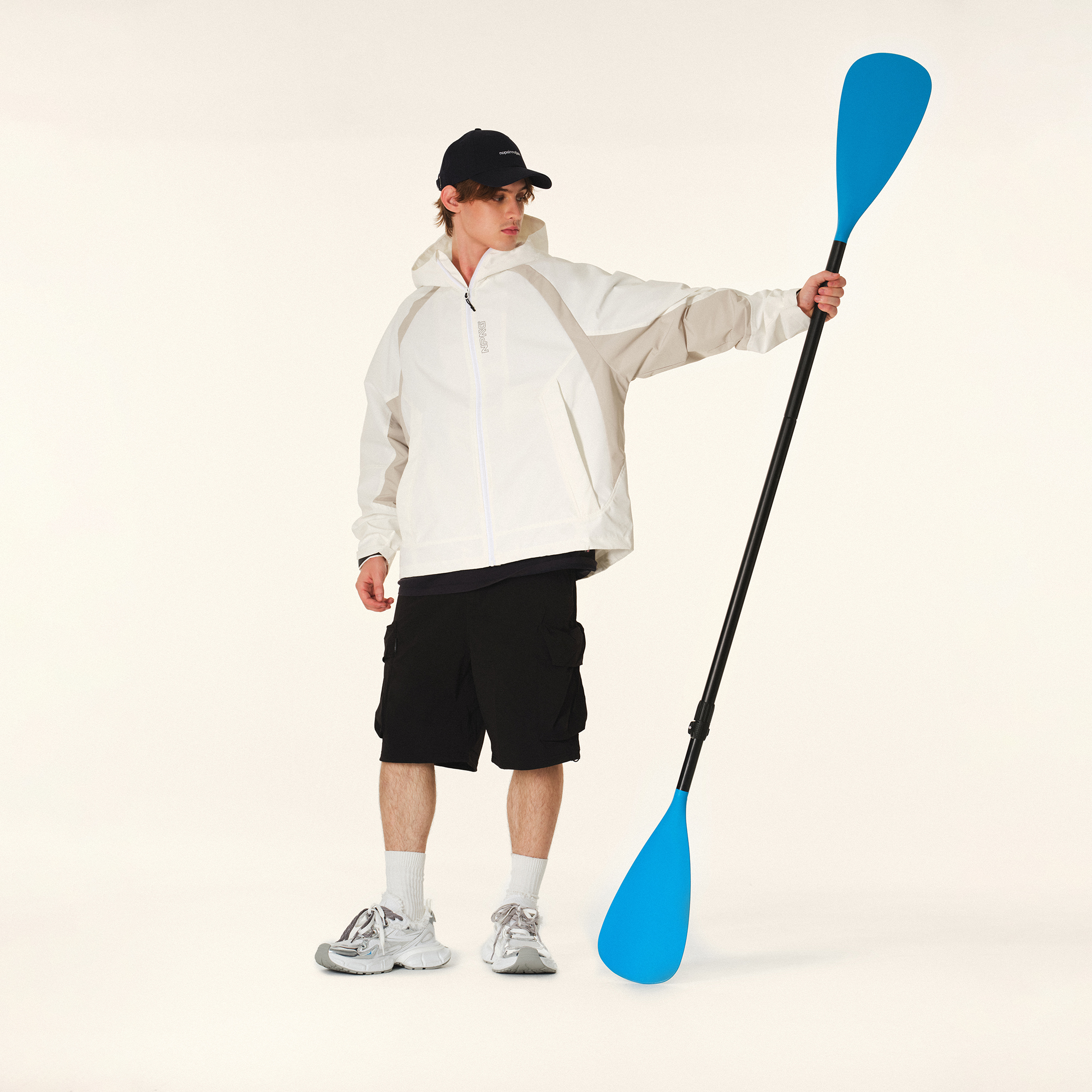 NPNG 插肩袖沖鋒衣 NPA25BW0007-FW122