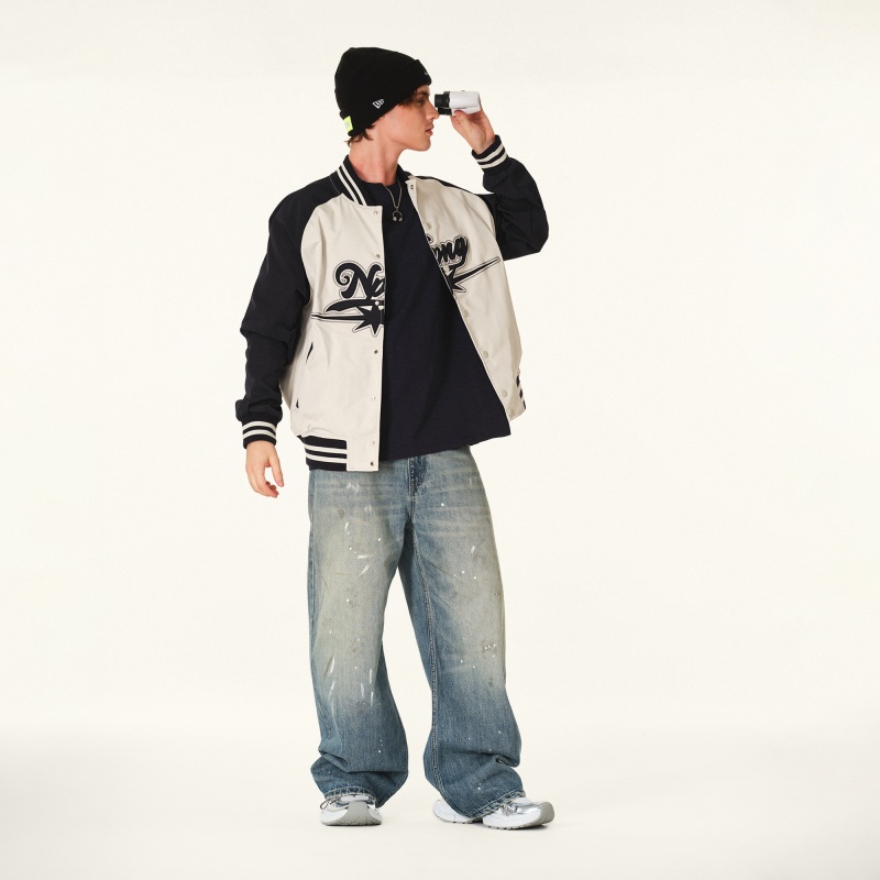  NPNG 插肩袖棒球外套 NPA25BW0008-FW120