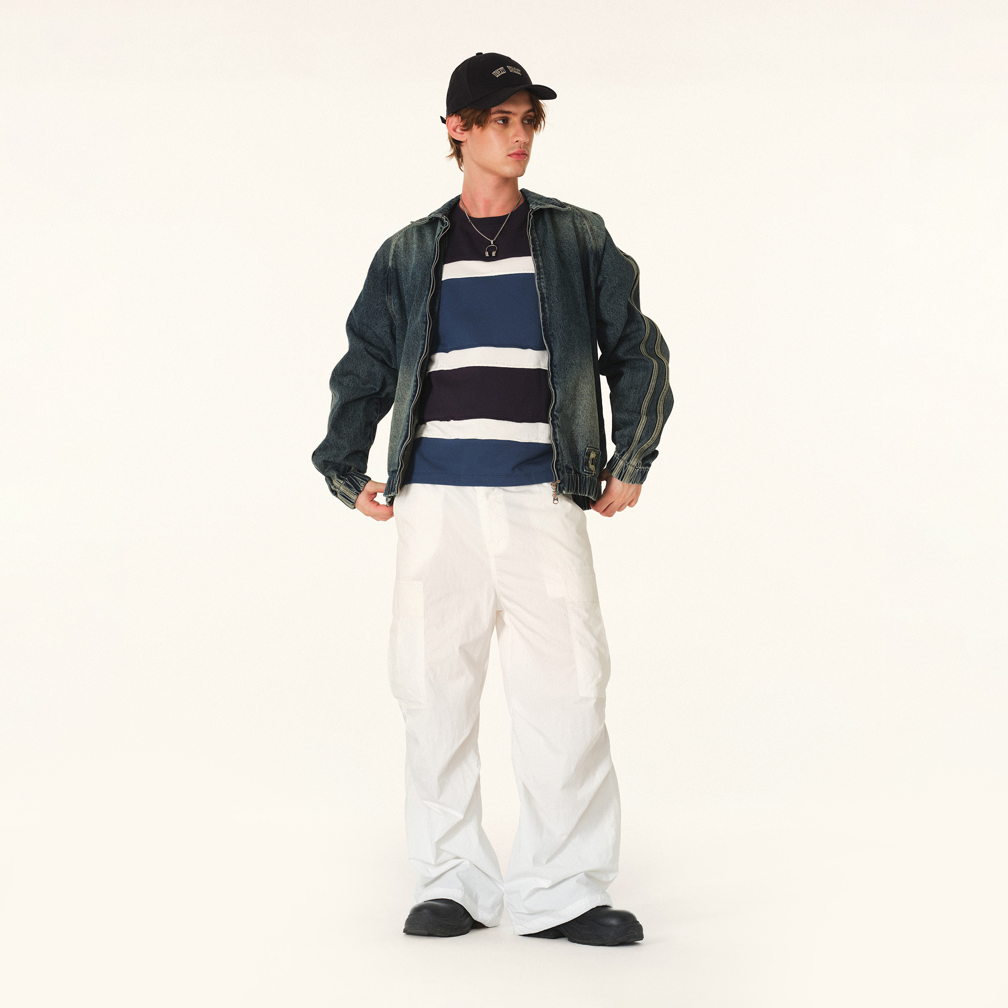 NPNG 寬鬆多口袋工裝長褲 NPB25B0014-FW112