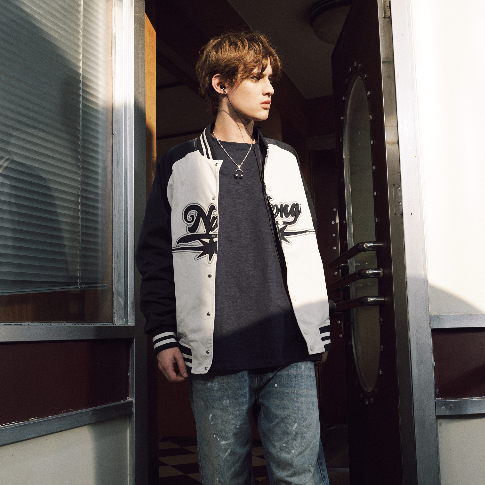  NPNG 插肩袖棒球外套 NPA25BW0008-FW120