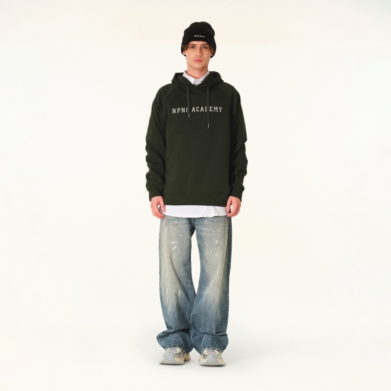 NPNG 插肩袖有帽衛衣 NPA25BW0017-FW138