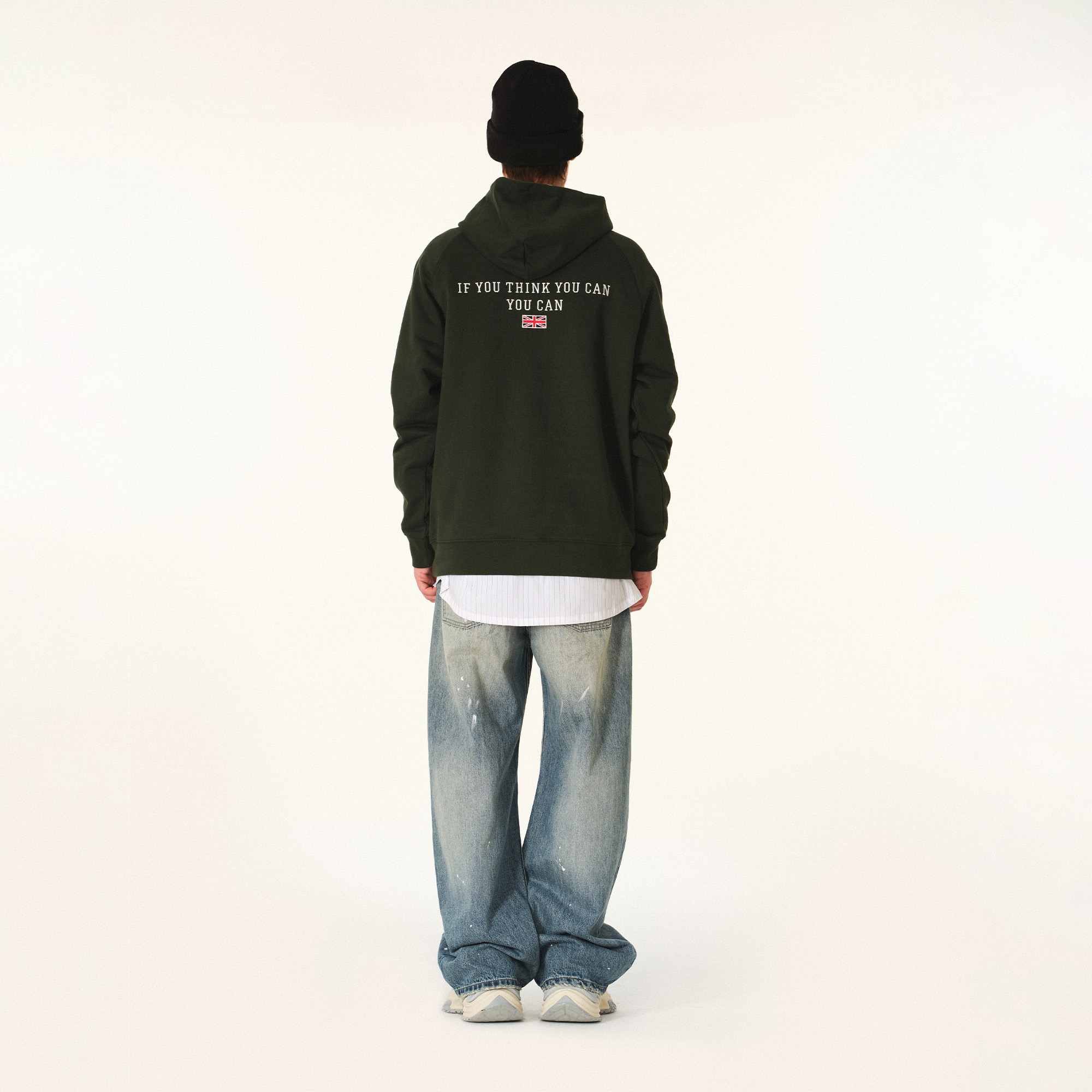 NPNG 插肩袖有帽衛衣 NPA25BW0017-FW138