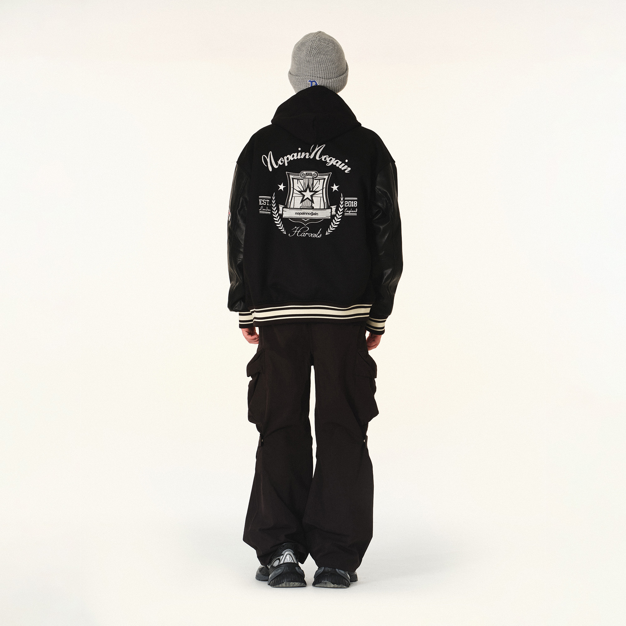NPNG 插肩袖棒球外套 NPA25BW0020-FW151
