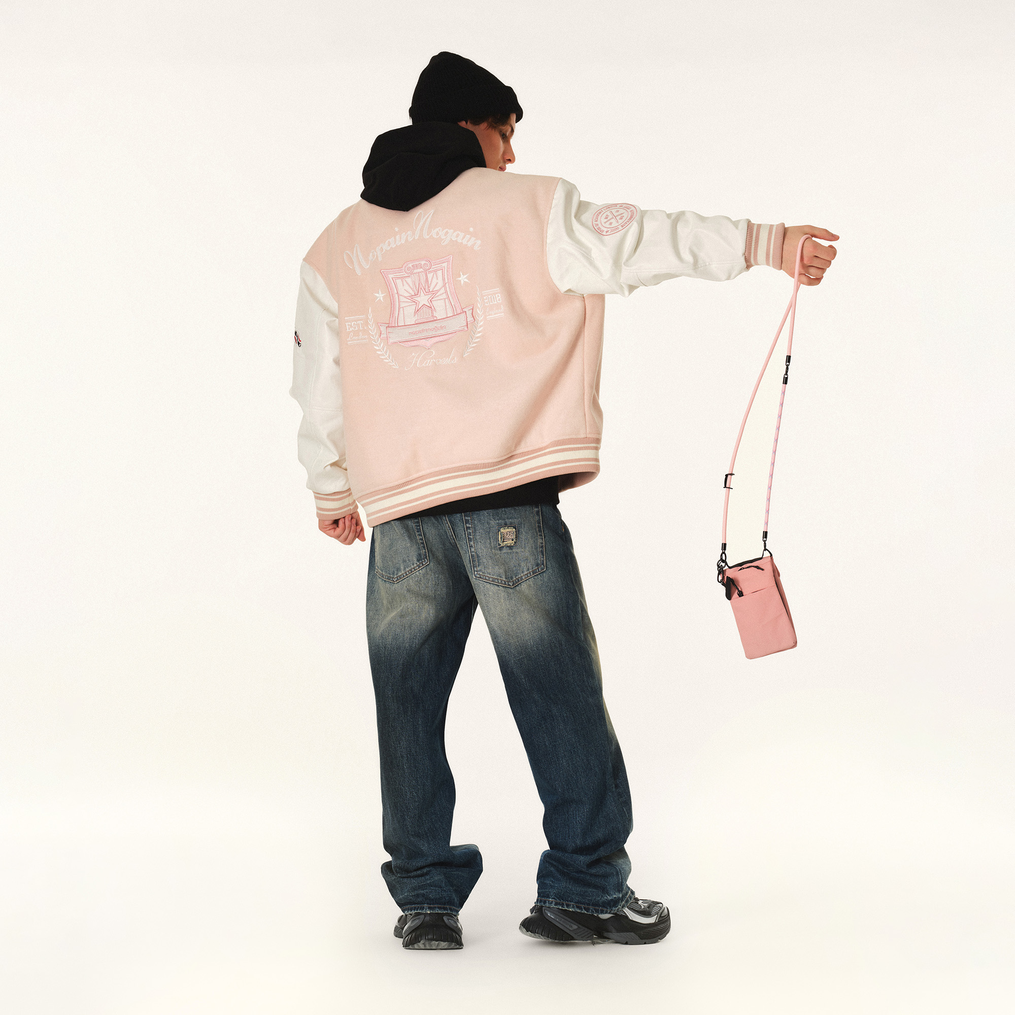 NPNG 插肩袖棒球外套 NPA25BW0020-FW151