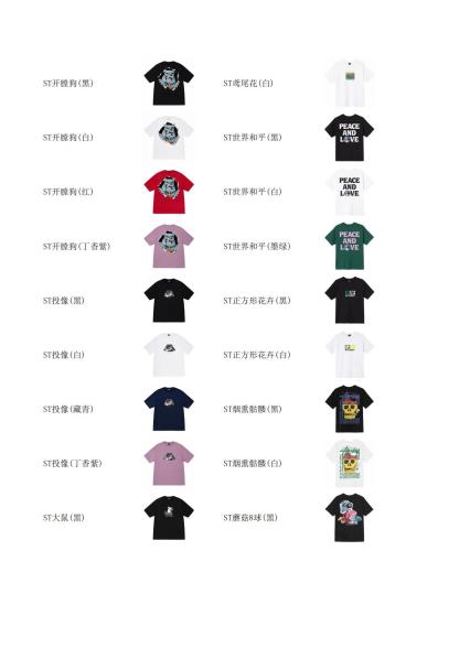 stussy 服飾合集圖 下定需要填寫衣服名稱