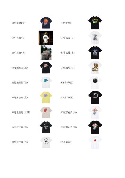 stussy 服飾合集圖 下定需要填寫衣服名稱