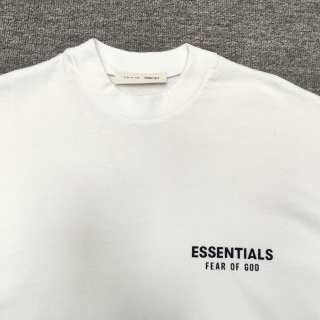 Essentials FW23 Essentials Shorts Smoke 纯色松紧直筒美式重磅 休闲短袖 男女同款 