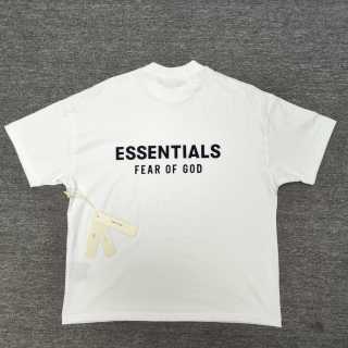 Essentials FW23 Essentials Shorts Smoke 纯色松紧直筒美式重磅 休闲短袖 男女同款 