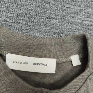 Essentials FW23 Essentials Shorts Smoke 纯色松紧直筒美式重磅 休闲短袖 男女同款 