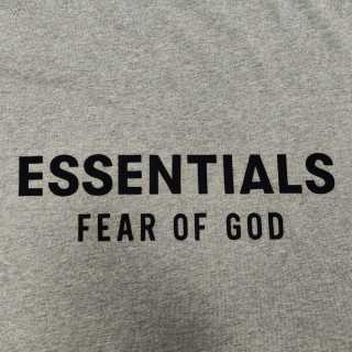 Essentials FW23 Essentials Shorts Smoke 纯色松紧直筒美式重磅 休闲短袖 男女同款 